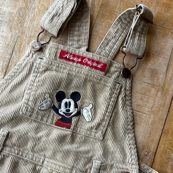 Vintage Mickey Boys Corduroy Overalls 5t - Picture 3 of 8
